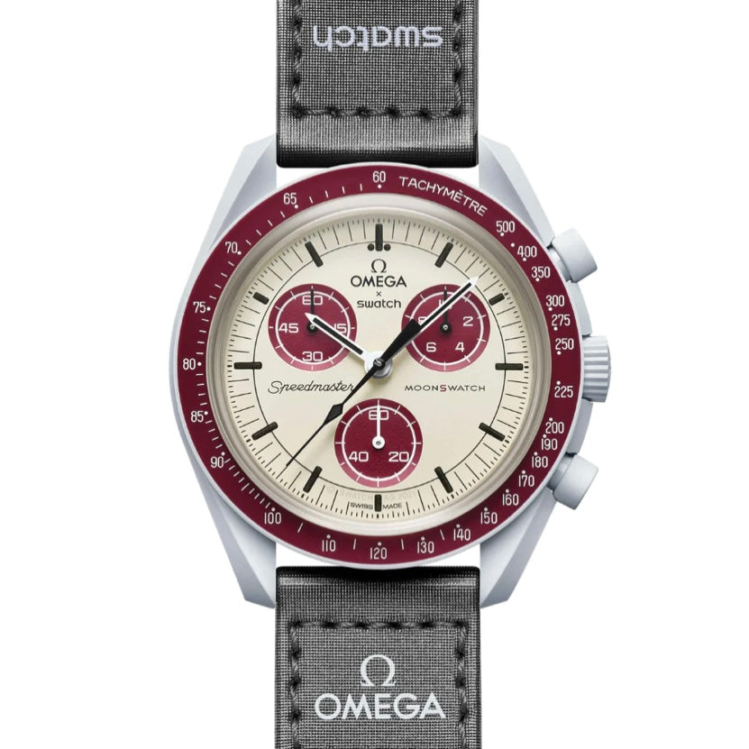 OMEGA×swatch MissiontoPluto Swatch x Omega Bioceramic Moonswatch Mission to Pluto – Mr Brown's