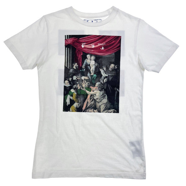 Pre-Loved Off-White Caravaggio Painting White T-Shirt – Mr Brown's