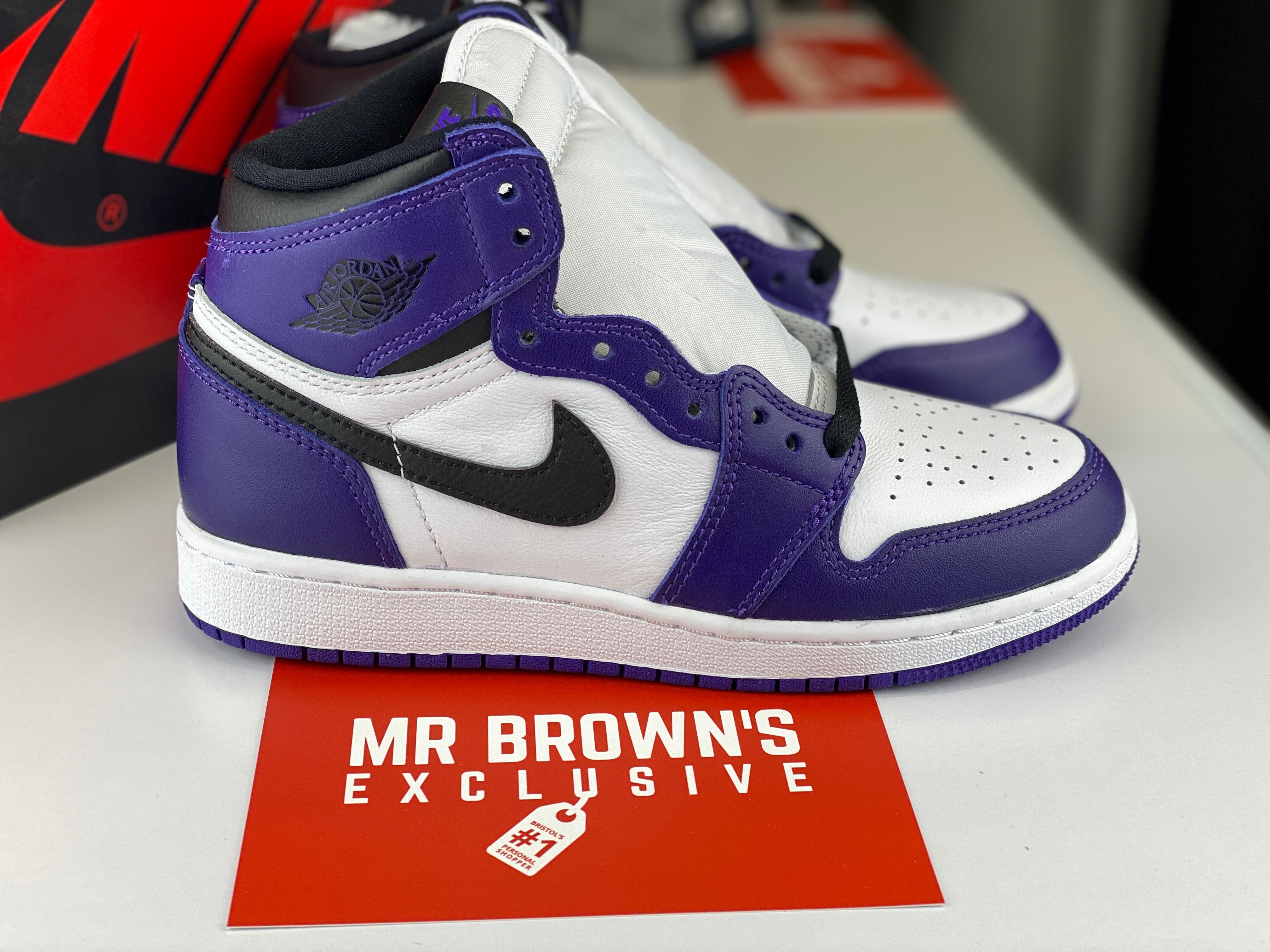 Jordan 1 court sales purple